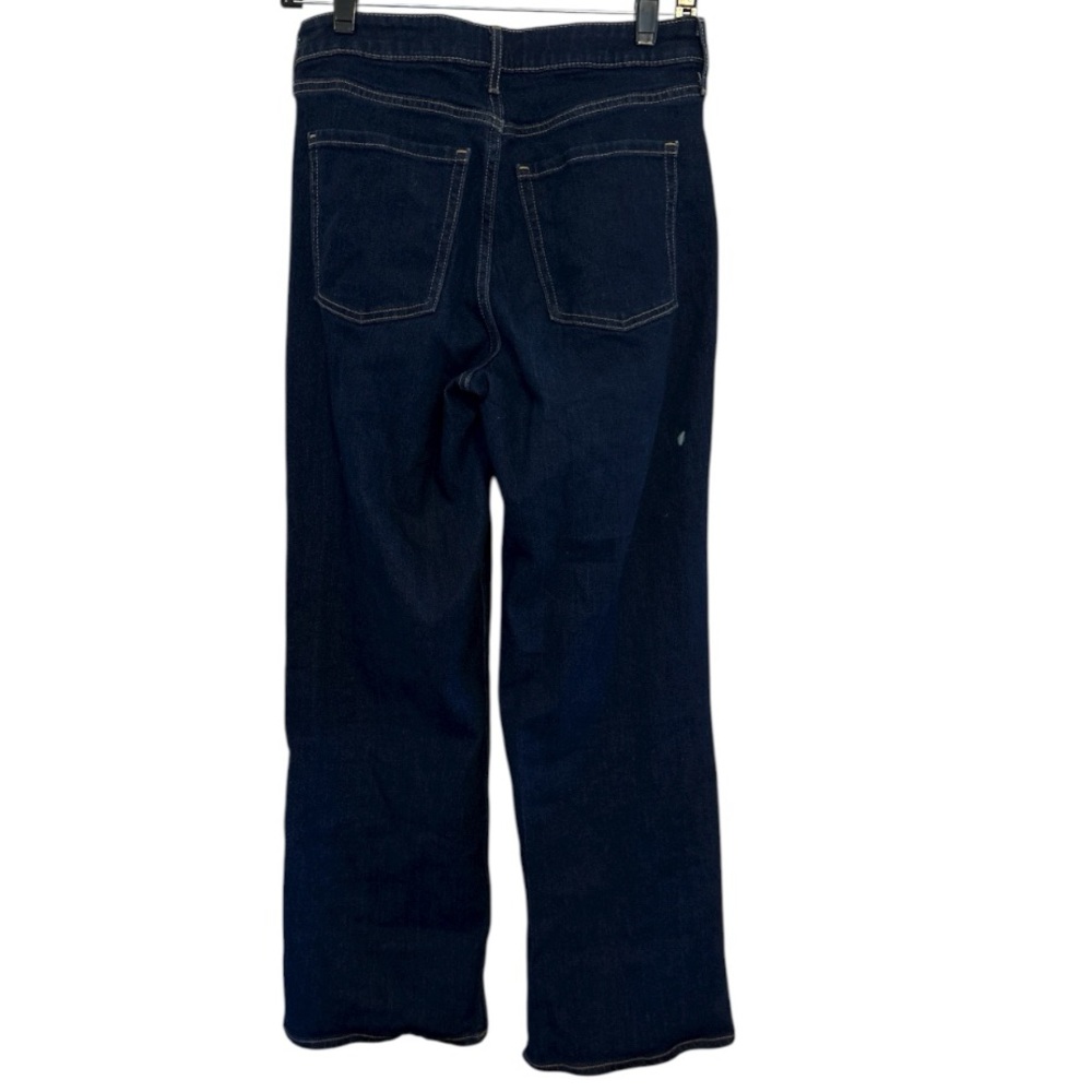 Old Navy High Rise Dark Wash Wow Wide Leg Jeans 6 Short - Picture 6 of 9